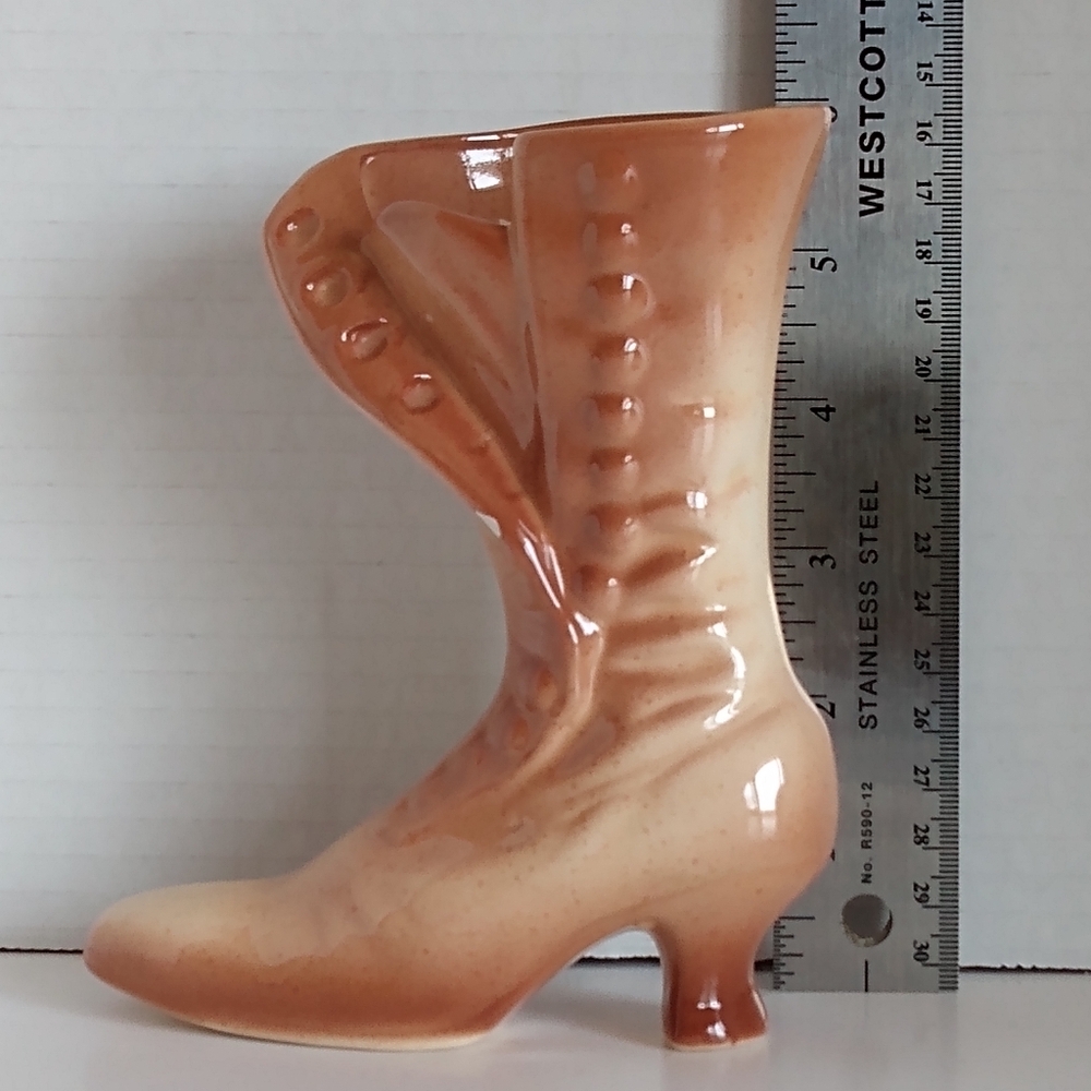 Ceramic Victorian Boot - Picture 4 of 7